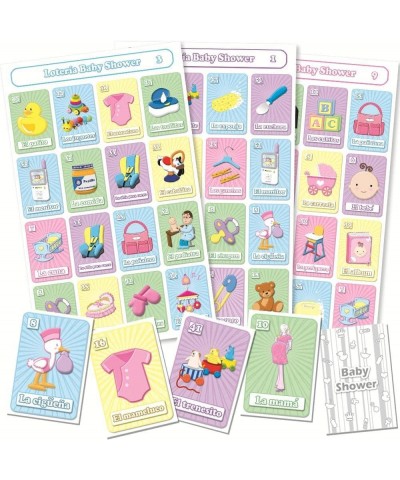 MoreFiesta Baby Shower Loteria Bingo in Spanish for 10 Players $19.57 Card Games