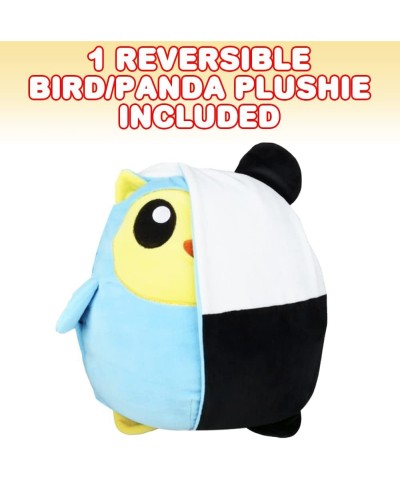 Reversible Plush Animal 1 Piece Reversible Plush Toy for Kids with Bird and Panda Designs Playroom Bedroom and Baby Nursery D...