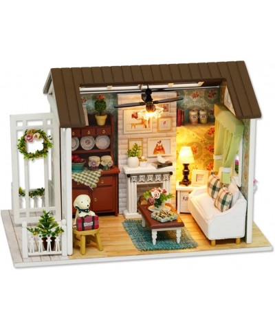 Romantic and Cute Dollhouse Miniature DIY House Kit Creative Room Perfect DIY Gift for Friends Lovers and Families(Perfect Ha...