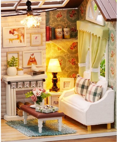 Romantic and Cute Dollhouse Miniature DIY House Kit Creative Room Perfect DIY Gift for Friends Lovers and Families(Perfect Ha...