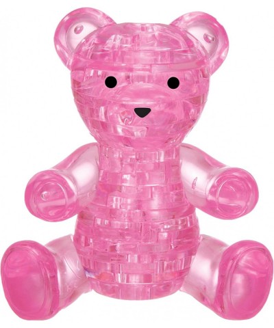 Teddy Bear (Pink) Standard Crystal Puzzle from BePuzzled 3D Crystal Puzzles and Brainteasers for Puzzlers Ages 12 and Up $19....