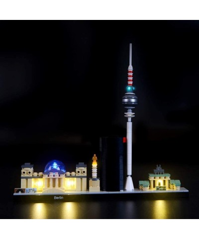 Led Lighting Kit for Architecture Berlin Skyline Collection-Compatible with Lego 21027 Building Blocks Model- Not Include The...