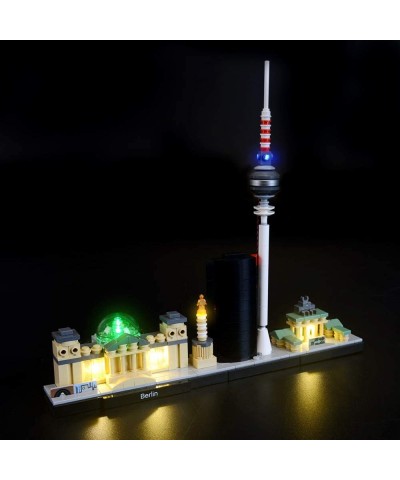 Led Lighting Kit for Architecture Berlin Skyline Collection-Compatible with Lego 21027 Building Blocks Model- Not Include The...