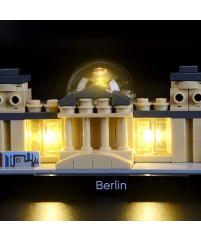 Led Lighting Kit for Architecture Berlin Skyline Collection-Compatible with Lego 21027 Building Blocks Model- Not Include The...