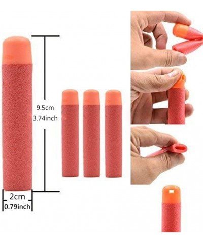 Mega Dart Refill Pack 60 Pcs 9.5cm Compatible with Nerf Mega Guns Universal Mega Pack Refill Bullets Premium Red Foam Darts f...