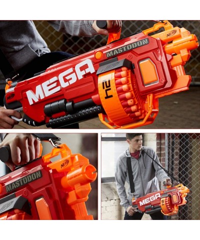 Mega Dart Refill Pack 60 Pcs 9.5cm Compatible with Nerf Mega Guns Universal Mega Pack Refill Bullets Premium Red Foam Darts f...