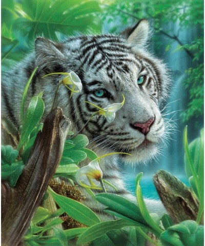 White Tiger of Eden 1000 pc Jigsaw Puzzle $33.88 Jigsaw Puzzles