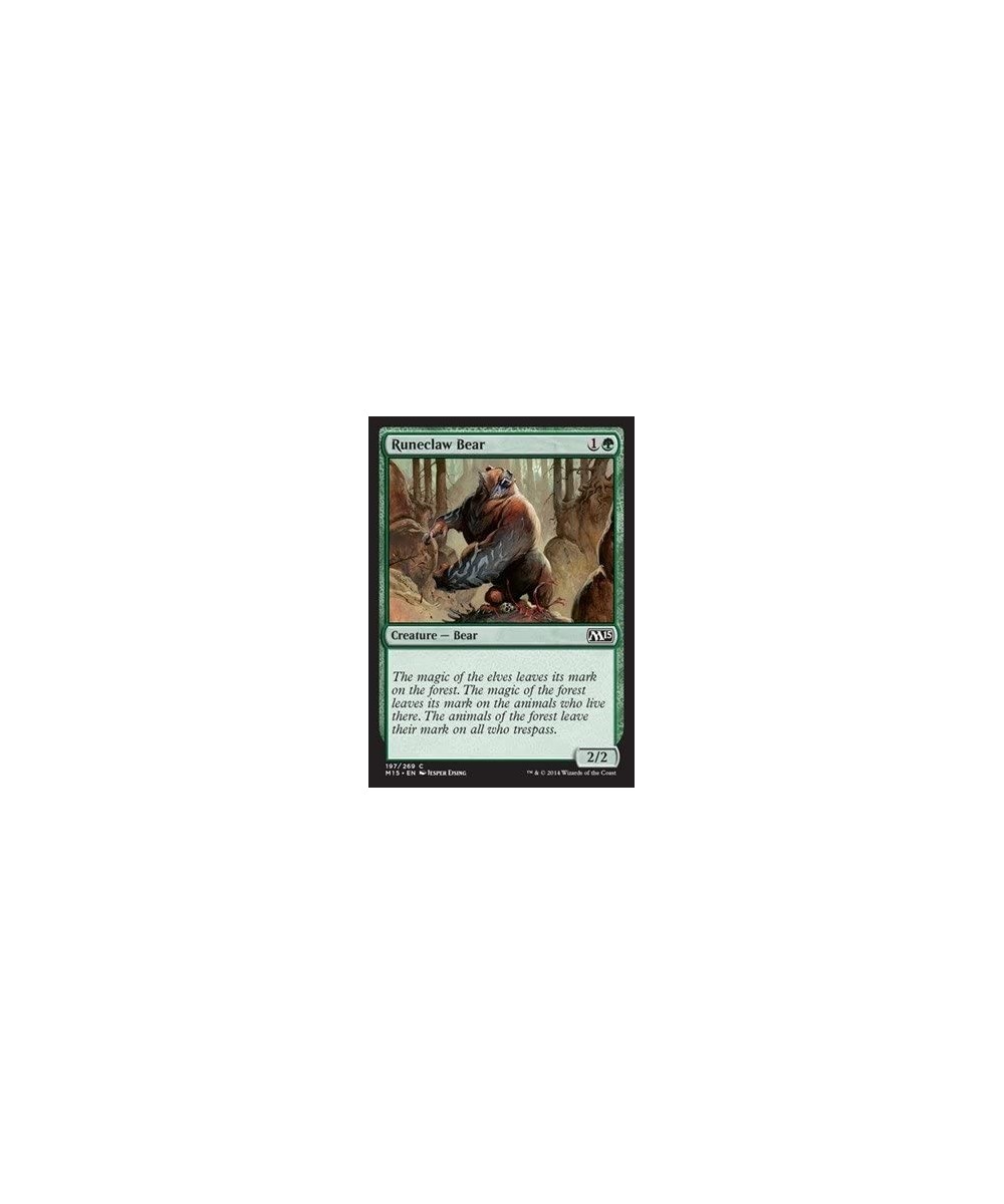 Runeclaw Bear (197/269) - Magic 2015 - Foil $11.46 Card Games