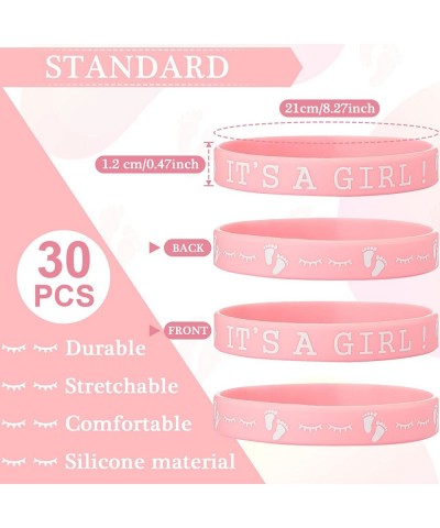 Baby Shower Rubber Bracelets Baby Shower Party Favor Wristbands Baby Silicone Wristband Bracelet Baby Shower Gender Reveal Pa...