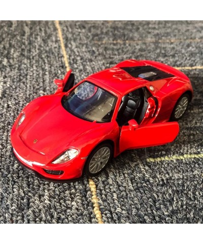 1/36 Scale 918 Casting Car Model Zinc Alloy Toy Car for Kids Pull Back Vehicles Toy Car for Toddlers Kids Boys Girls Gift (Re...