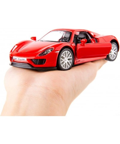 1/36 Scale 918 Casting Car Model Zinc Alloy Toy Car for Kids Pull Back Vehicles Toy Car for Toddlers Kids Boys Girls Gift (Re...