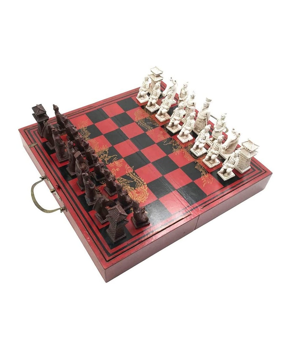 15.7" x 15.7" Large Chess Sets for Adults Classic Chess Board Portable Folding Wooden Chess Board Travel Chess Set Board Game...