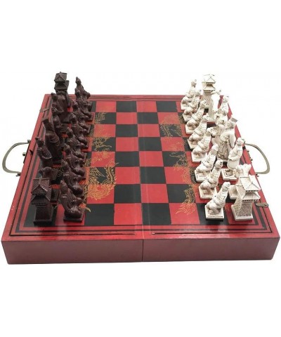 15.7" x 15.7" Large Chess Sets for Adults Classic Chess Board Portable Folding Wooden Chess Board Travel Chess Set Board Game...