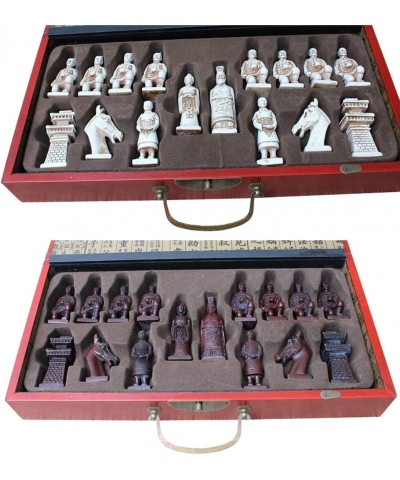 15.7" x 15.7" Large Chess Sets for Adults Classic Chess Board Portable Folding Wooden Chess Board Travel Chess Set Board Game...