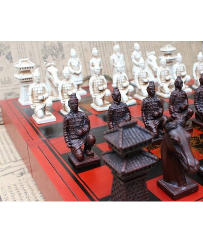 15.7" x 15.7" Large Chess Sets for Adults Classic Chess Board Portable Folding Wooden Chess Board Travel Chess Set Board Game...