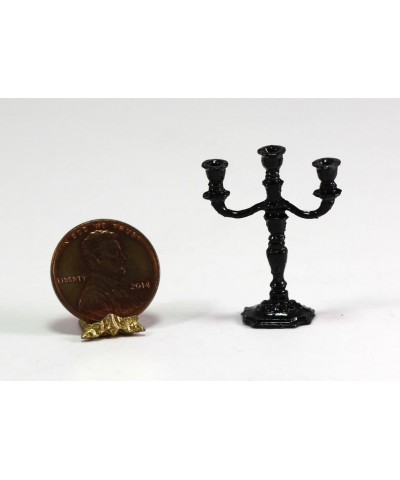 Victorian or Halloween Black Candelabra $23.13 Dollhouse Accessories