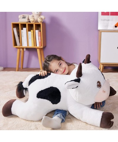 Giant Cow Stuffed Animal Plush Toy Large Cow Cute Jumbo Soft Toys Huge Big Size Plushy Fluffy Fat Oversized Plushie Gifts for...