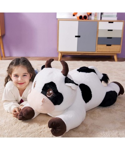 Giant Cow Stuffed Animal Plush Toy Large Cow Cute Jumbo Soft Toys Huge Big Size Plushy Fluffy Fat Oversized Plushie Gifts for...