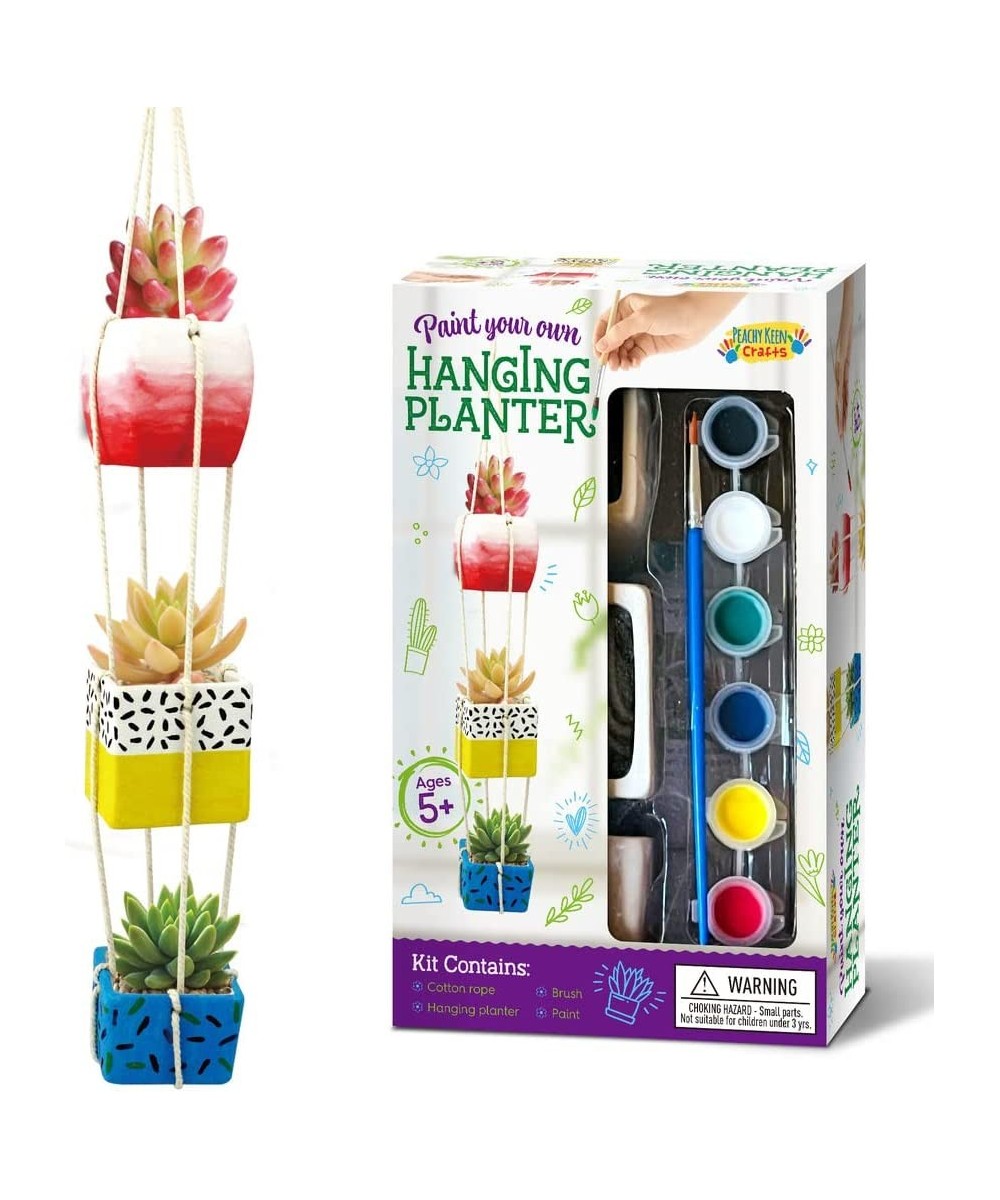 Kids Paint Your Own Hanging Flower Pot Planter Craft Kit - Ceramic Painting Kit - Craft Kit for Kids $32.89 Craft Kits