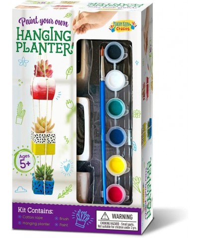 Kids Paint Your Own Hanging Flower Pot Planter Craft Kit - Ceramic Painting Kit - Craft Kit for Kids $32.89 Craft Kits