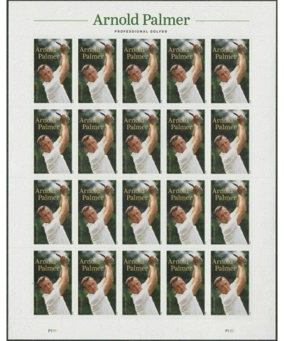 Famous Golfer Sheet of 20 Forever Postage Stamps Scott 5455 $32.93 Collectibles Display & Storage