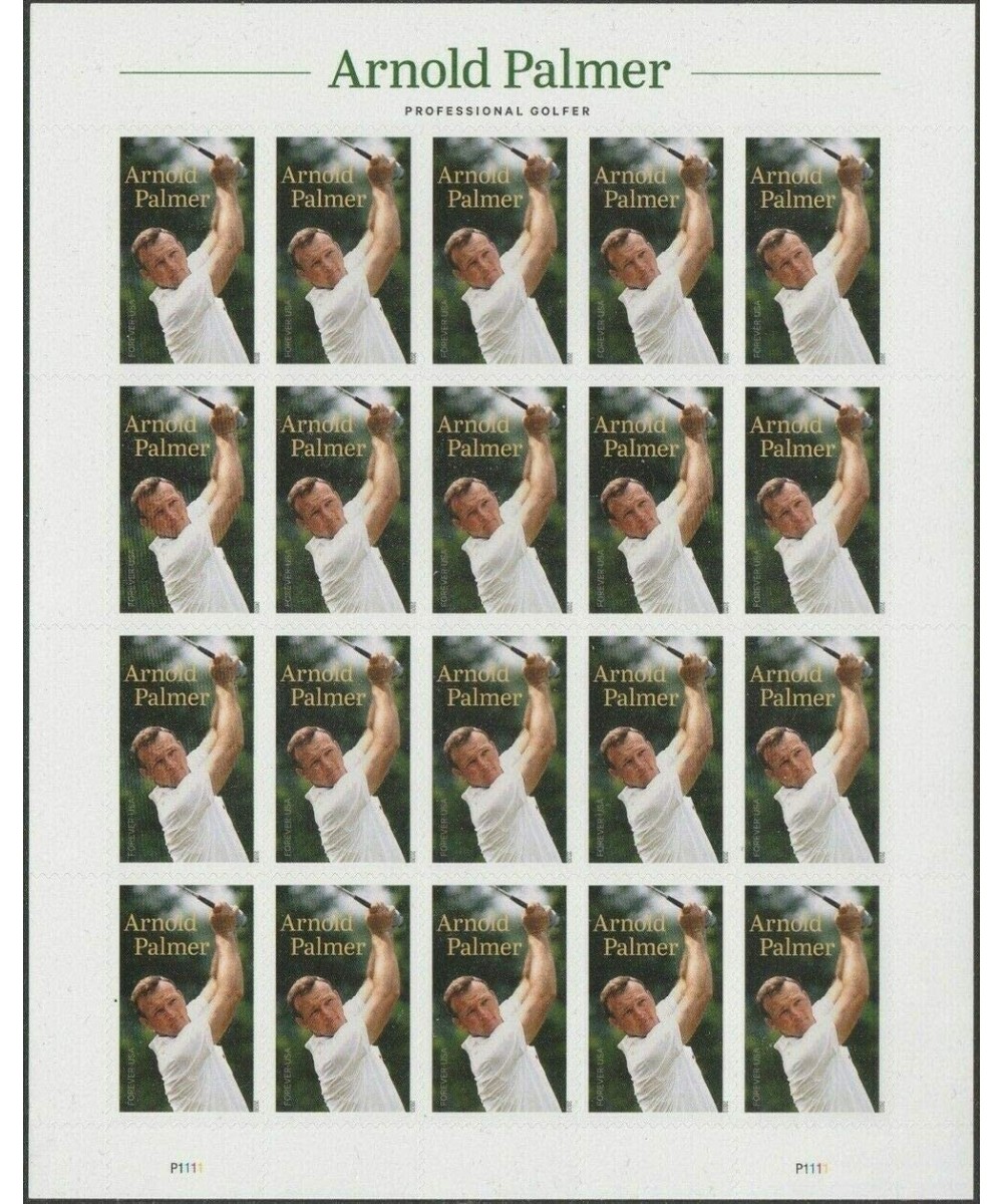 Famous Golfer Sheet of 20 Forever Postage Stamps Scott 5455 $32.93 Collectibles Display & Storage