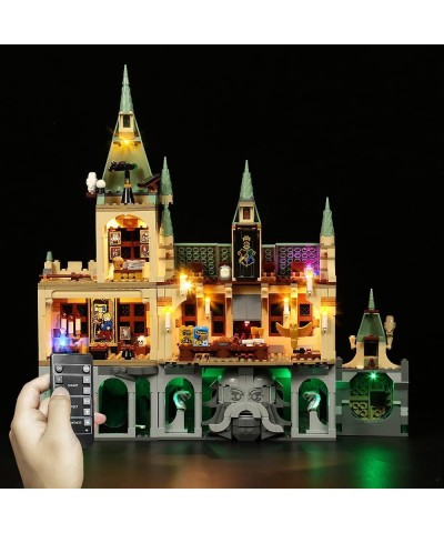 Remote Control Led Lighting Kit for Lego Harry Potter Hogwarts Chamber of Secrets 76389 Building Kit Light Set Compatible wit...