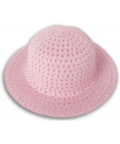 Easter Springtime Colorful Kids' Straw Hat with Daisy Accent - Crown Measures 6.75 Inches $15.86 Kids' Dress-Up Accessories