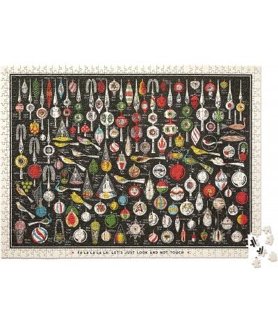 FA La La La La 1000 Piece Puzzle from - 27" x 20" Holiday Jigsaw Puzzle Vintage Design Thick and Sturdy Pieces Challenging Pu...