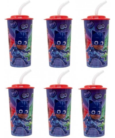 6-Pack PJ Masks 16oz Reusable Sports Tumbler Drink Cups with Lids & Straws BPA-Free $26.27 Kids' Party Tableware