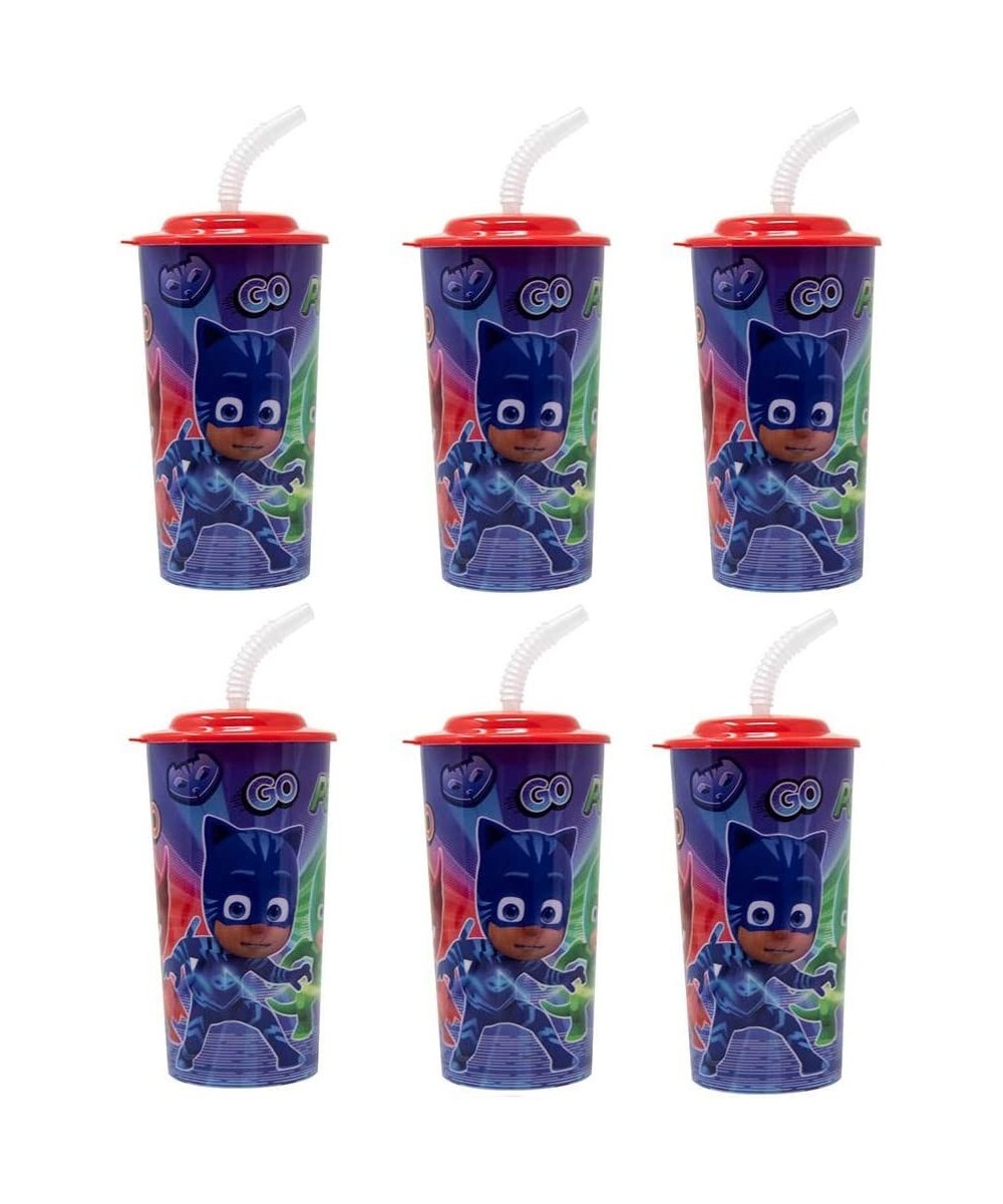 6-Pack PJ Masks 16oz Reusable Sports Tumbler Drink Cups with Lids & Straws BPA-Free $26.27 Kids' Party Tableware