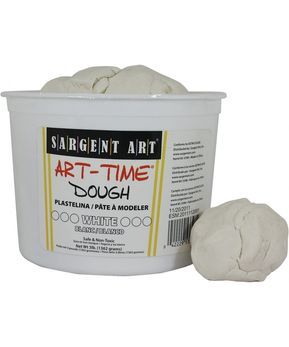 3-Pound Art-Time Dough White Non-Toxic Very Malleable Adaptable Easy Storage Reusable. $22.20 Kids' Art Clay & Dough