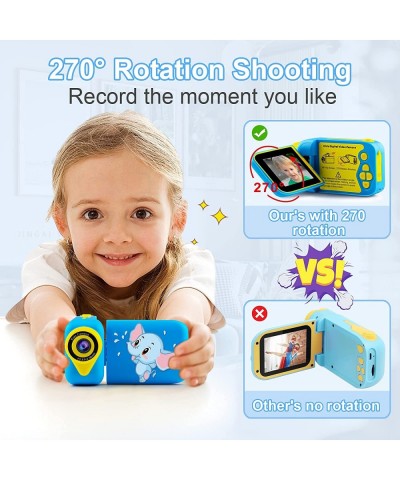 Kids Camera Toy-270degr Rotation Screen Children Camera Age 3-9 Yrs Old Gift Boys&Girls Birthday Holiday Kids Camcorder Recor...