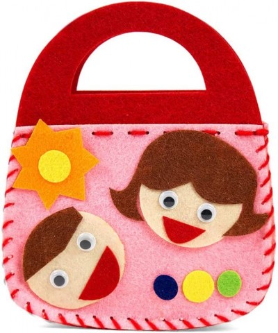 6Pcs Sewing Kit for Kids Creative Kids Handbag Cartoon Nonwoven DIY Handbag Kit for Girls Kit Crafts and Arts $26.53 Craft Kits