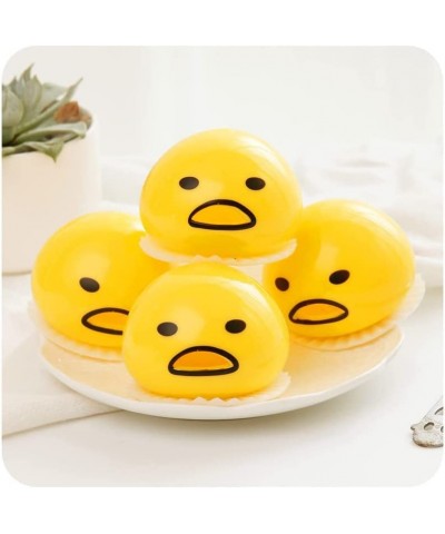 4 Pack Puke Balls Puke Stress Balls Puke Yolk Stress Balls Yellow Round Puke Suck Lazy Yolks Valentine's Day Prank Egg Toys $...