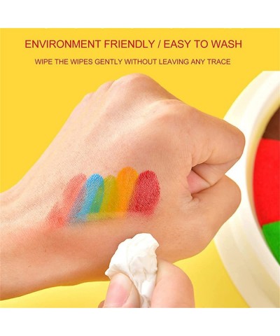 Finger Paint Kit 12 Colors Washable Funny Finger Painting Kit whit Book DIY Crafts Painting Colorful and Easy Clean Up (12 Co...