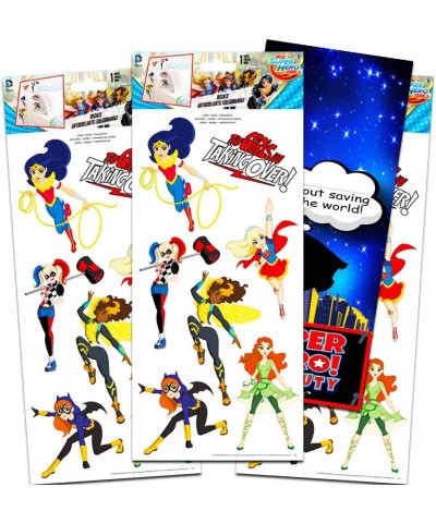 DC Super Hero Girls Decals Bundle - Over 20 Large Super Hero Girls Wall Stickers Featuring Wonder Woman Supergirl Batgirl wit...