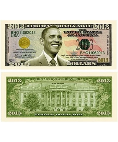 Barack Obama 2013 Commemorative Dollar Bill - Comes in Collector Grade Currency Holder - Best Gift for Obama Supporters $15.6...