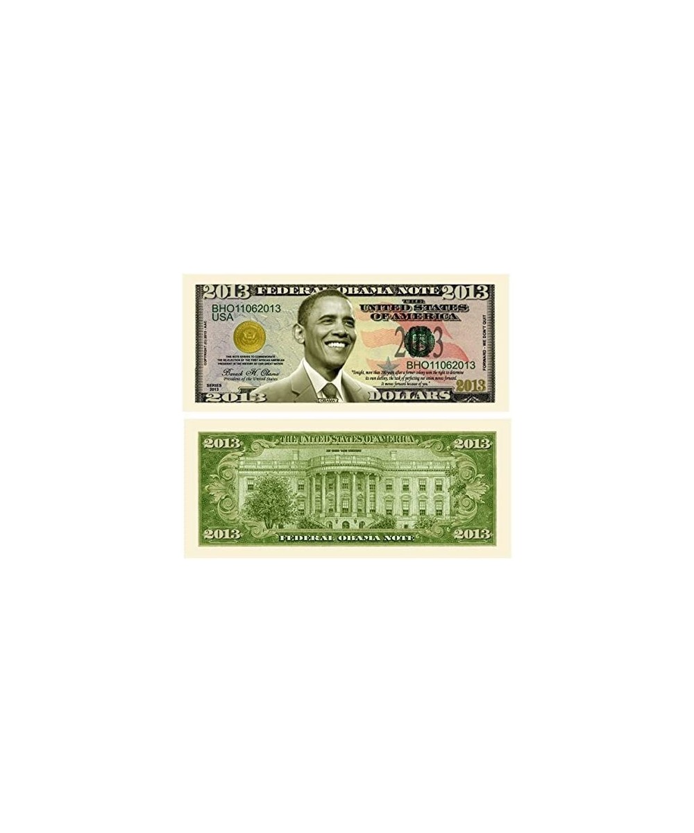 Barack Obama 2013 Commemorative Dollar Bill - Comes in Collector Grade Currency Holder - Best Gift for Obama Supporters $15.6...