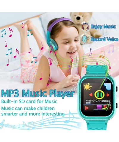 Kids Game Smart Watch for Kids with 26 Puzzle Games HD Touch Screen Camera Video Music Player Pedometer Alarm Clock Flashligh...