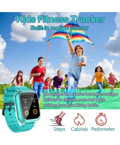 Kids Game Smart Watch for Kids with 26 Puzzle Games HD Touch Screen Camera Video Music Player Pedometer Alarm Clock Flashligh...