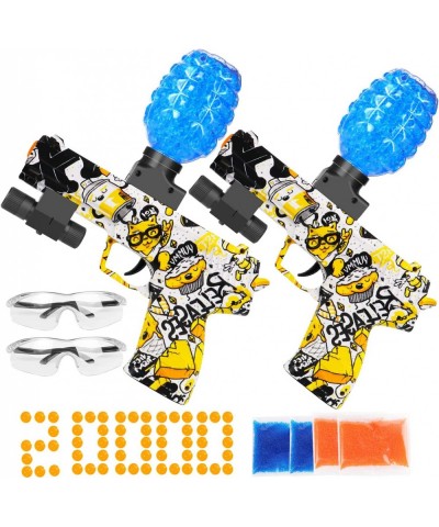 2 Packs Electric with Gel Ball Blaster - Splatterball Blaster with 20 000 Gel Balls High-Performance Shooting Games for Outdo...