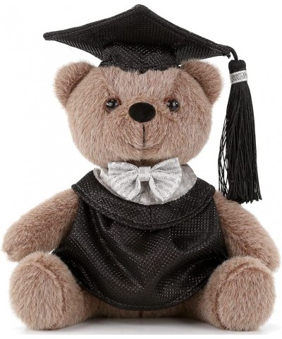 Couple Man Woman Teddy Bear Lover Graduation Stuffed Animal Plush Black Bachelor's Cap for Class of 2022 Graduation Gift 2 Pa...