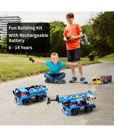 Remote Control STEM Building Toys for 6-12 Year Old Boys 2-in-1 Technic Vehicle Building Kits for Kids 8-12 Construction Erec...