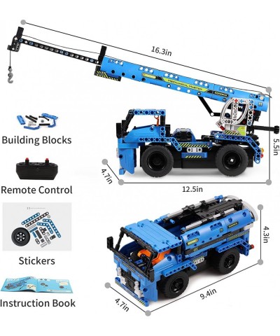 Remote Control STEM Building Toys for 6-12 Year Old Boys 2-in-1 Technic Vehicle Building Kits for Kids 8-12 Construction Erec...