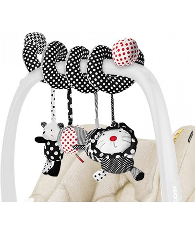 Black & White Sensory Spiral - Infant Car Seat Crib Bar Baby Stroller Soft Activity Toy $39.46 Baby Car Toys & Stroller Toys