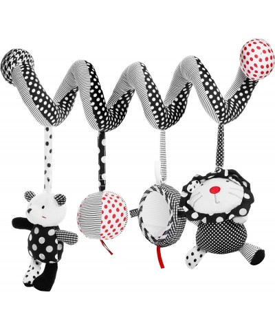 Black & White Sensory Spiral - Infant Car Seat Crib Bar Baby Stroller Soft Activity Toy $39.46 Baby Car Toys & Stroller Toys