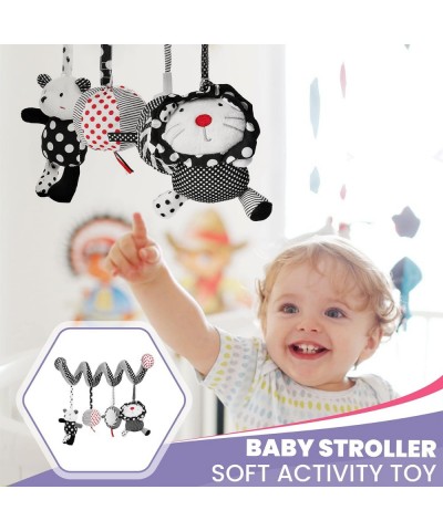 Black & White Sensory Spiral - Infant Car Seat Crib Bar Baby Stroller Soft Activity Toy $39.46 Baby Car Toys & Stroller Toys