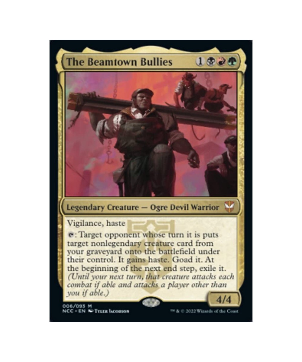 Magic: the Gathering - The Beamtown Bullies (006) - Foil - New Capenna Commander $10.86 Trading Cards & Accessories