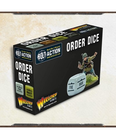 – Bolt Action Dice Order D6 Pack of 12 Green Dice and Actions are Inscribed with Black Digital Bundle – Miniatures Wargame Di...